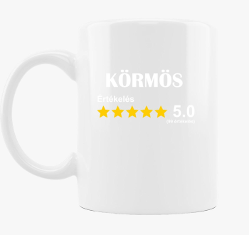 Körmös értékelős bög