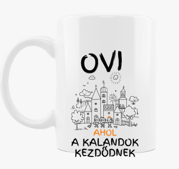 Ovi, ahol a kalandok kezdődnek bögre