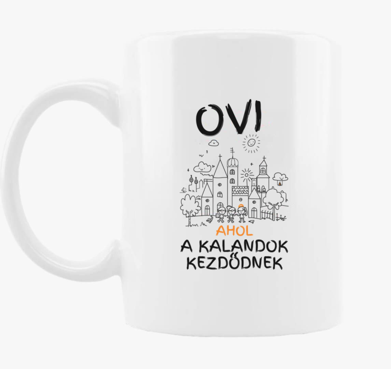 Ovi, ahol a kalandok kezdődnek bögre