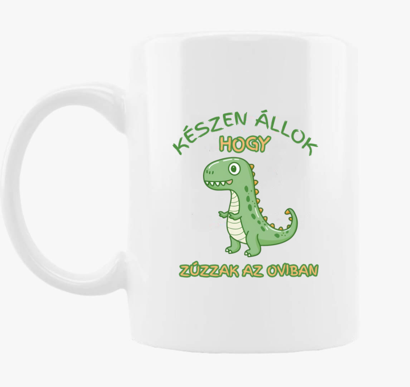 Készen állok bögre