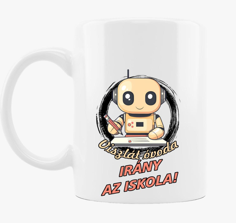 Irány az iskola bögre