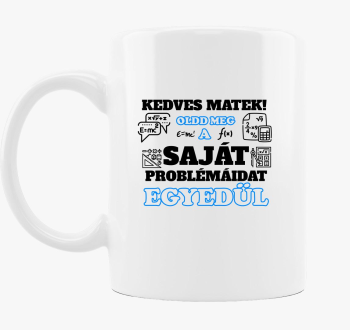 Kedves matek bögre