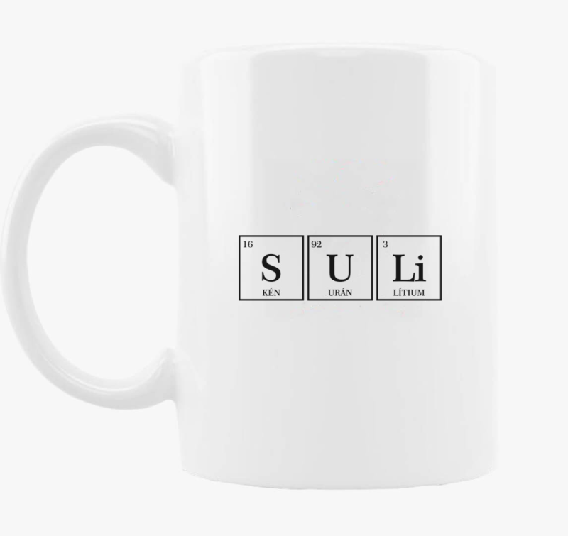 Periódusos Suli bögre