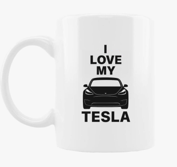 ILOVEMYTESLA bögre