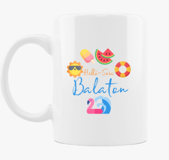 Hello-Szia Balaton bögre