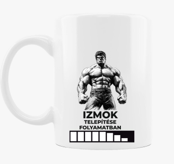 Izmok Telepítése Folyamatban bögre