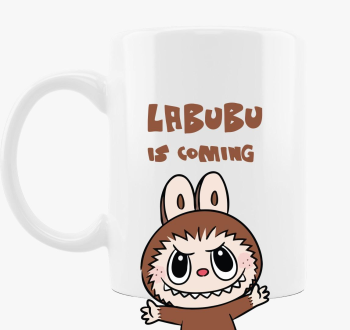 Labubu is coming bögre