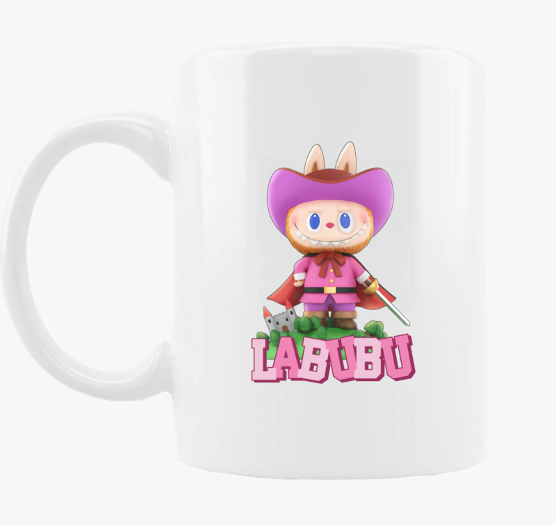 Muskétás labubu bögre 