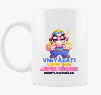 Játék közben csúnyán beszélek bögre