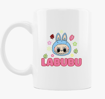 Kék fejű labubu bögr