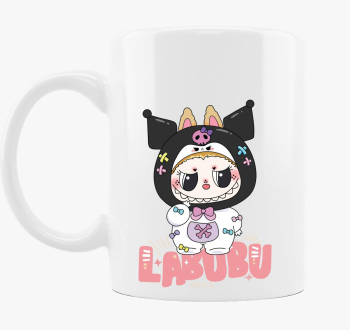 Kuromi labubu bögre 
