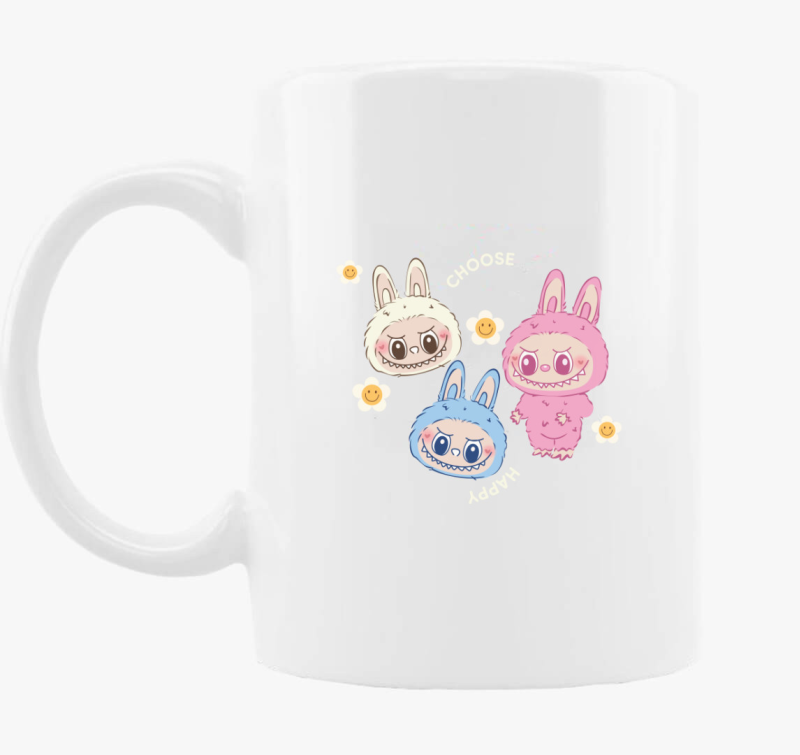 Positive Vibe labubu bögre