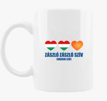 Zászló Zászló Szív bögre