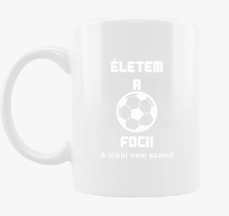 Életem a foci bögre