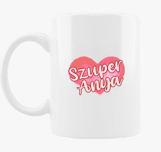 Anyák napi Szuper anya bögre