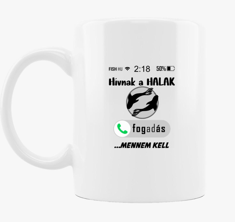 Hívnak a halak bögre
