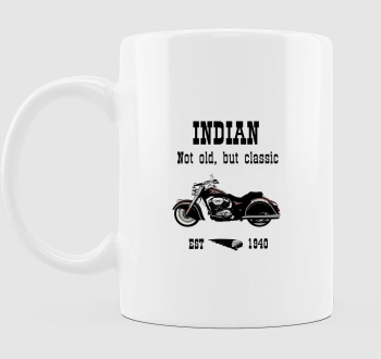 Klasszikus Indián Motor bögre