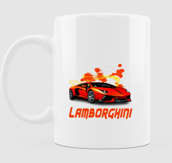 Orange Lamborghini bögre