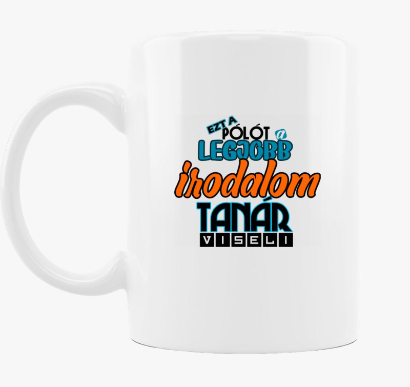 Irodalom tanár bögre