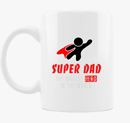 Super Dad bögre