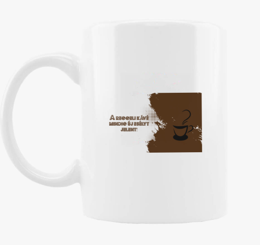 Reggeli kávé bögre
