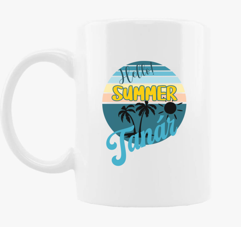 Hello Summer tanár bögre