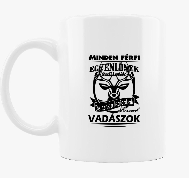 Csak a legjobbak vadász bögre