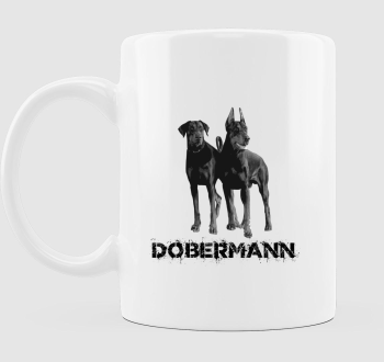 Dobermann pár bögre