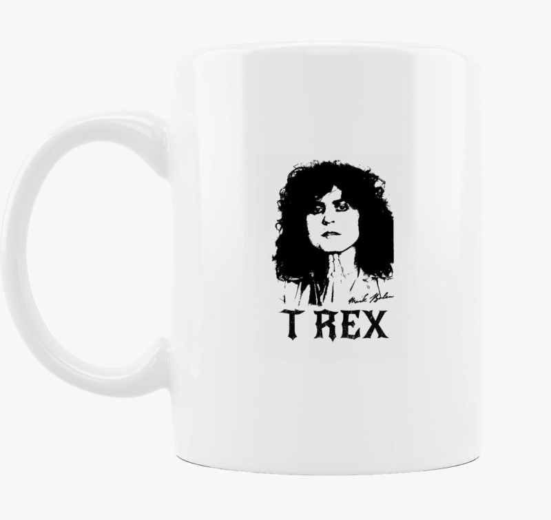 T-REX  Marc Bolan portré rajz bögre