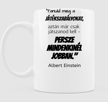 Albert Einstein idézetes bögre
