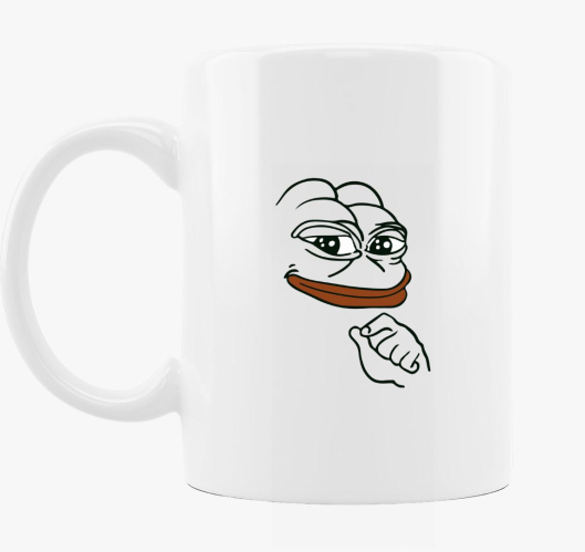 Pepe a Béka mosolygós bögre