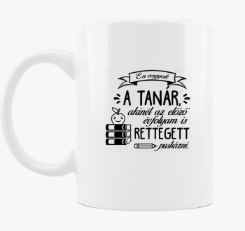 Rettegett tanár bögr