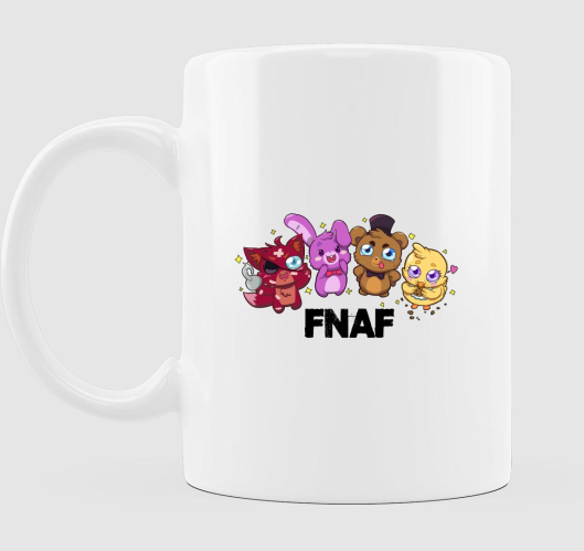 FNAF karakterek csibi art bögr...
