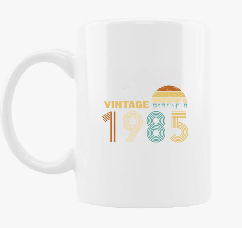 Vintage születésnapos bögre