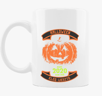 Vészjósló halloweeni tök bögre