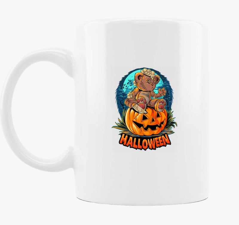 Teddy macis halloweeni bögre