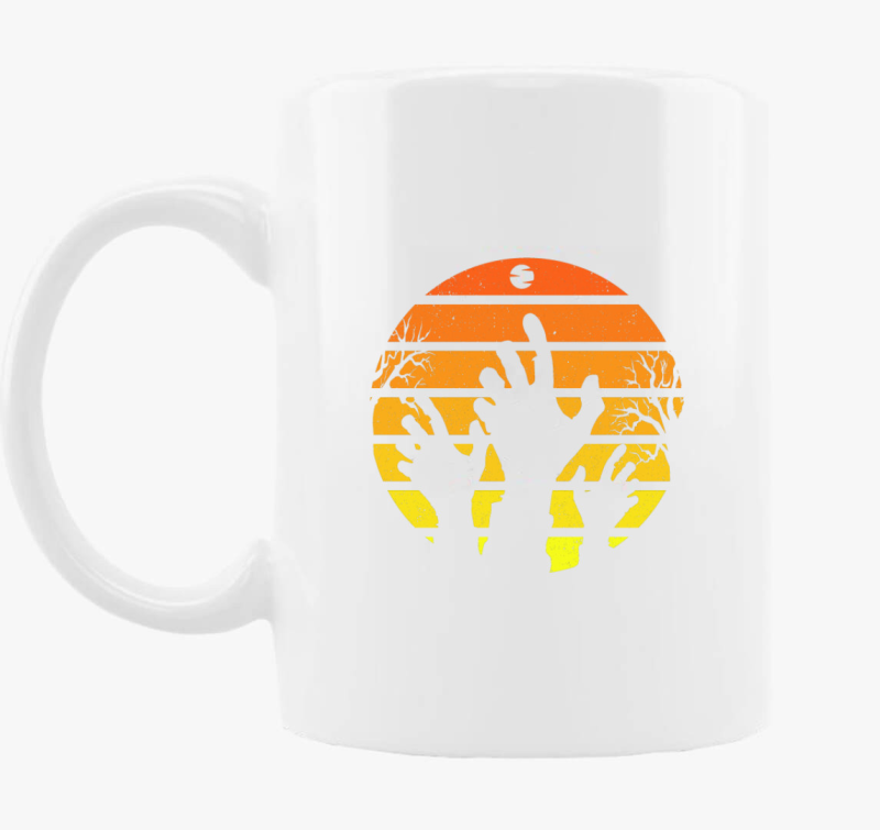 Zombi naplemente bögre