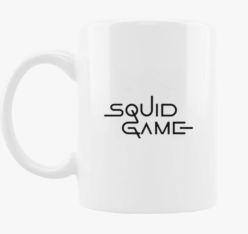 Squid Game feliratos bögre