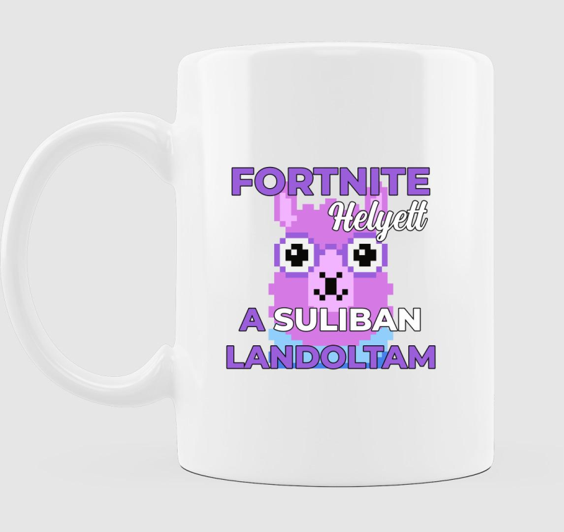 Fortnite helyett a suliban landoltam láma bögre