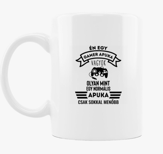 Én egy gamer apuka vagyok bögr...