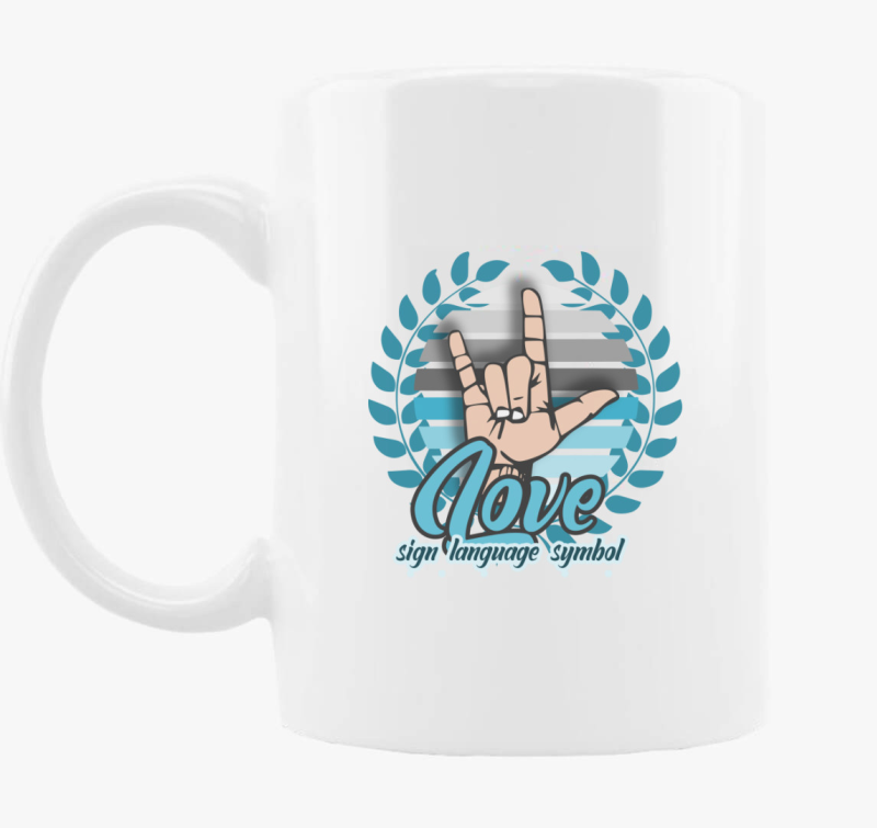 Jelbeszéd LOVE bögre