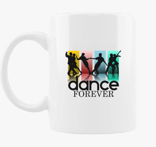 Táncos salon bögre