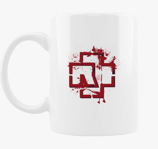 Színes Rammstein logo bögre