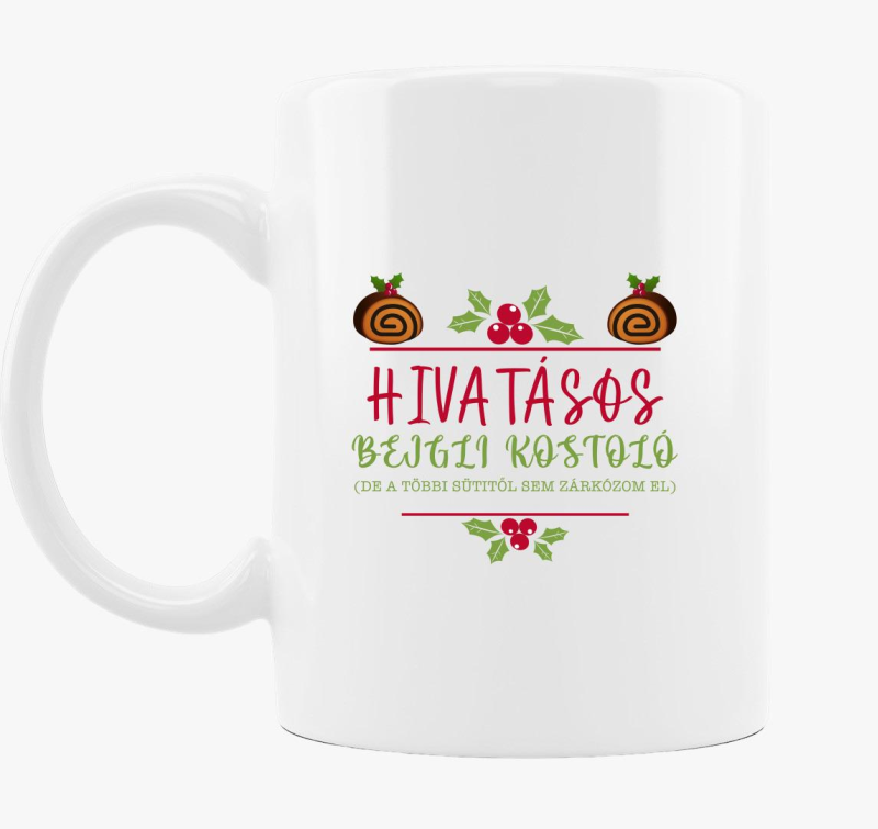 Hivatásos bejgli kostoló bögre