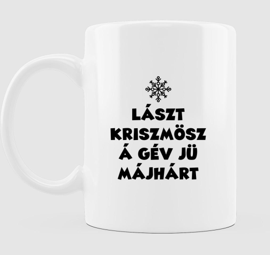 Lászt kriszmösz 2 bögre