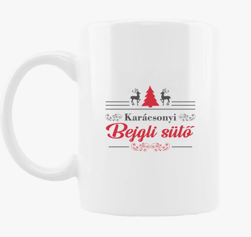 Karácsonyi bejgli sütő bögre