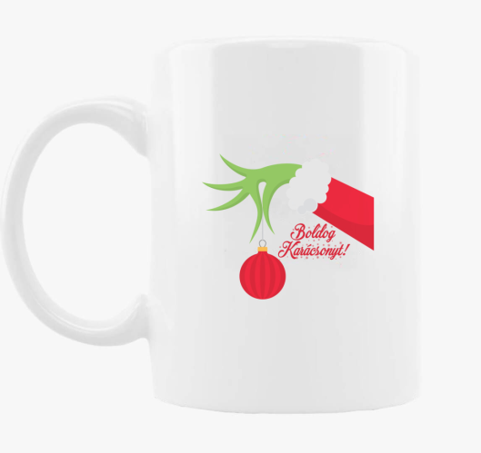 Boldog karácsonyt Grinch bögre...