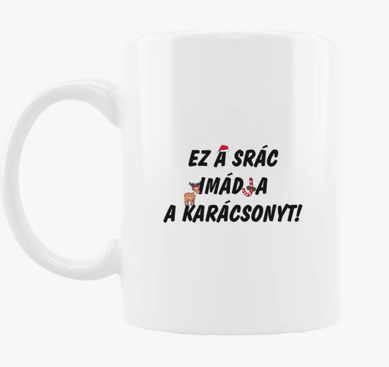 Ez a srác imádja a karácsonyt bögre