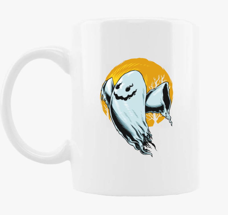 Kísértetiesen jó Halloween-i bögre