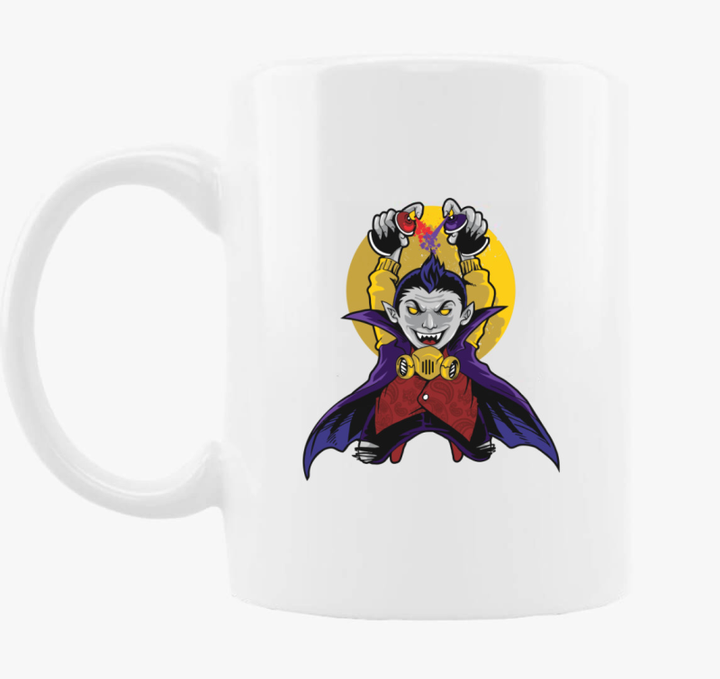 Graffitis vámpír bögre